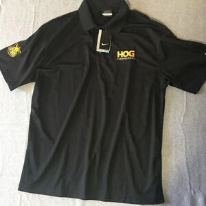 Mens NWT Nike Dri-Fit Golf Polo Hog Technologies Size XL